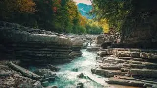 ♪♪[BGM] Relaxing Summer Gorge with original piano composition