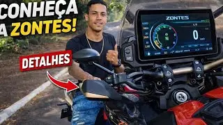 Mostrando o painel e falando um pouco sobre a ZONTES T350