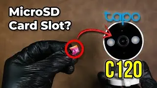 How to put a microSD card in the Tapo C120 EASY