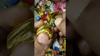 Yummy Golden Shiny wrapper Chocolate 😋 #shorts