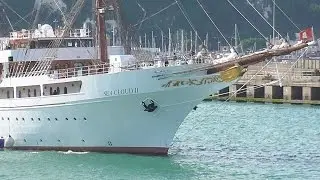 Sea Cloud II departing Dover