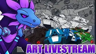 LunaHydreigon Art Livestream | Choro-Q HGS3 Magazine Entry Progress