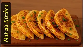 Crispy Mashed Potato Quesadilla | Cheesy Potato Tacos | Easy Tortilla Wrap