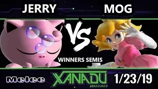 S@X 286 SSBM - Jerry (Jigglypuff)  Vs. MoG (Peach, Fox) - Smash Melee Winners Semis
