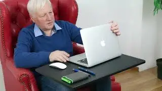 Tatkraft Dream Laptoptisch auf Rollen, Notebook Tisch h&ouml;henverstellbar, Beistelltisch