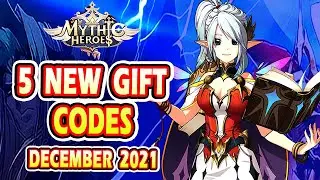 Mythic Heroes 5 New Gift Codes 2021 ||  Mythic Heroes 5 New Gift Codes December 2021