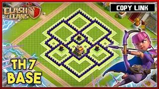 TH7 ANTI 3 STAR BASE | TH 7 BASE | BASE TH 7 HYBRID COPY LINK@ClashOfClans