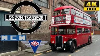 [London Transport Christmas 2024: 430 Roehampton to Putney] Weymann Body AEC Regent III Vintage Bus