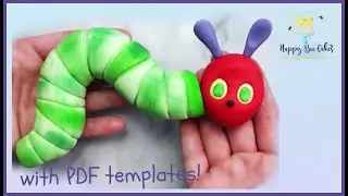 The very hungry caterpillar cake topper tutorial | Bug cakes