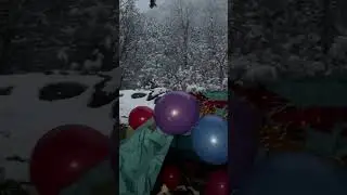День рождения в походе в снегу 😍