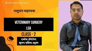LSA CLASS #veterinary surgery class-2# पशुधन सहायक की सर्जरी class #lsacoaching #pashudhan_shayak