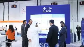 Cisco booth at IoTX 2015 held in Dubai