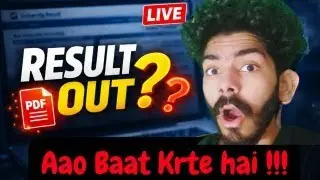 🔴 IPU BTech Sem 1 Result Is Out | Live Update & Guidance
