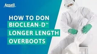 How to Don BioClean-D&trade; Longer Length Overboots