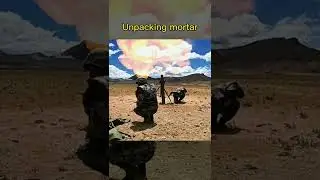 Unpacking mortar #missile #wargames #networkgame #artillery ARMY MILITARY #Shorts
