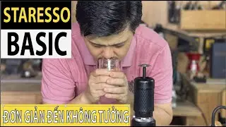 Máy pha cà phê cầm tay Staresso Basic: một cái búng tay và cái kết hơn cả sự mong đợi