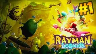 Rayman Legends (XBox One) Первый запуск ► Co-Op Gameplay XOne