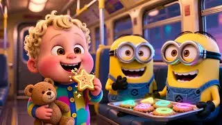 Minions Fun Bus Ride 🚌😄 | Fun Adventure Song for Kids | Playful Nursery Rhyme