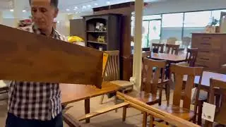 Stunning Amish-made dining room table