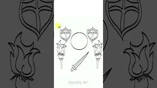 Easy Bible Art 📖🎨 #dorothyart #shorts #bibleart #digitalart