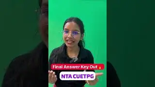 CUET PG 2025 Final answer key out 😍 #trendingshorts #cuetpg2025 #cucetpg #shorts #shortvideo #nta
