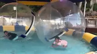 Walking Inside a Waterball