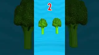 123 Count the Broccoli 🥦 Pumpkins 🎃 and Carrots 🥕! JJ Learns Numbers! #cocomelon #shorts