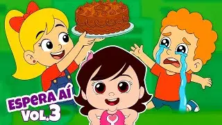 Espera aí 🎂 Yasminzinha 🎉 Volume 3 🍰 Música Gospel Infantil - Desenho