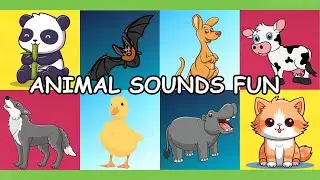Fun Animal Sounds for Toddlers and Kids: 16 Fun Animal Noises | 16 Animal Sounds for Children