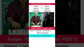 Jawan Vs Salaar Upcoming movie comparison | #shorts #srk #prabhas #jawan #salaar #vijaysethupathi