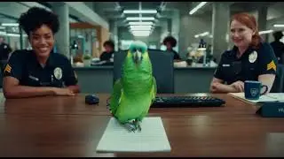 A Talking Parrot Took Over This Police Station 😂🦜🚓