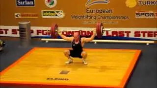 Kevin Darcy weightlifting European Championships 2012