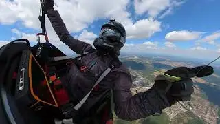 Cross en parapente dans le doubs