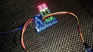 Temperature Sensor with MikroE 7x10R Dot Matrix Click