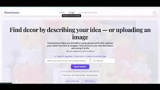 ThemeSense (Customer/User Dashboard) Explore Vendors, View Their Profiles And Connect With Them