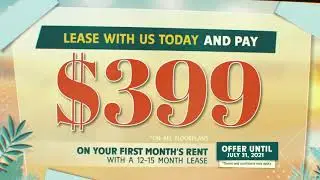 Sedona Pointe June & July Move-In Specials