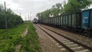 mijanka ET41-145 oraz EP07-505 po modernizacji