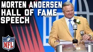 Morten Andersen's Hall of Fame Speech | 2017 Pro Football Hall of Fame | NFL