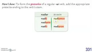 Past Tense AR Verb + DOLER in Spanish