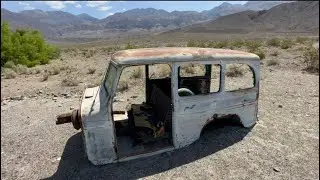 Hunting for old abandoned cars in the California desert in 2023.