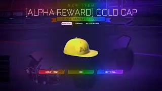 PLAYING ROCKET LEAGUE WITH THE ALPHA CAP!