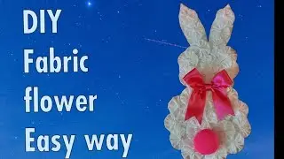 Cloth flower making easy | Amazing Art With Fabric #sewing #handmade #diyflowers Fabric Flowers