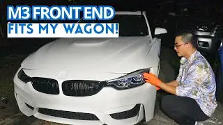 Установка передней части F80 M3 на разбитый фургон F31 &mdash; этап 1 завершён! Почти...【SAVE THE WAGON...
