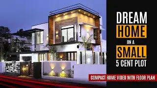 Simple Modern Kerala House design | 5 cent plot | 4 BHK 2250 sq ft budget home Graphite Devine Homes