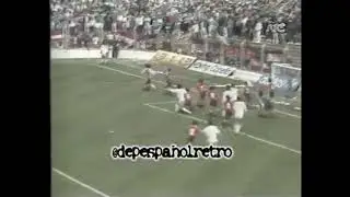 Jorge  Ortega a Independiente 87 y88