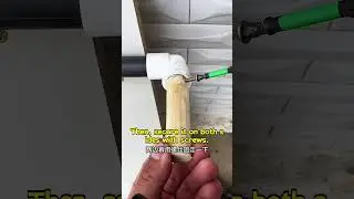 Простой способ починить трубу: трюк с палкой и шурупом!