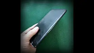 Кошелек на молнии. Ручная работа. Zipper wallet. Handmade work
