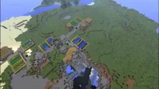 Minecraft - Large NPC Village Goes BOOOM!