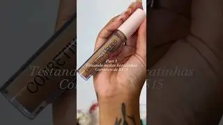 TESTANDO CORRETIVO DE R$15 #makebaratinha #corretivo #dallamakeup #truquesdemaquiagem #fypyoutube