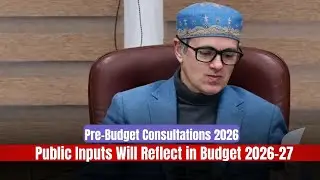 CM Omar Abdullah Holds Pre-Budget Consultations with Stakeholders in Jammu | Budget 2026&ndash;27